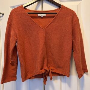 Madewell Terracotta Blouse